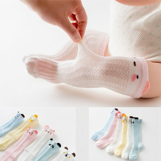 Chaussettes Hautes Perméabilité Douce pour les Nouveau-Nés