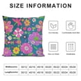 thumbnail image 5 of Chilfamy Flower Throw Pillow Covers for Couch Bed Sofa, Funky Dots Swirls Florals Cushion Covers for Teens Girls, Kawaii Geometric Plaid Check Pillow Covers Bedroom Decor, Pink, 5 of 5
