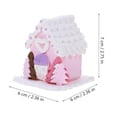 thumbnail image 4 of Minkissy Classic Christmas Style House Shape Ornament Soft Clay 1Set, 4 of 5