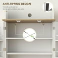 thumbnail image 4 of Barara King 66.5" Pantry Storage Cabinet with Adjustable Shelves, Kitchen Pantry Cabinet for Dining Room, White, 4 of 7