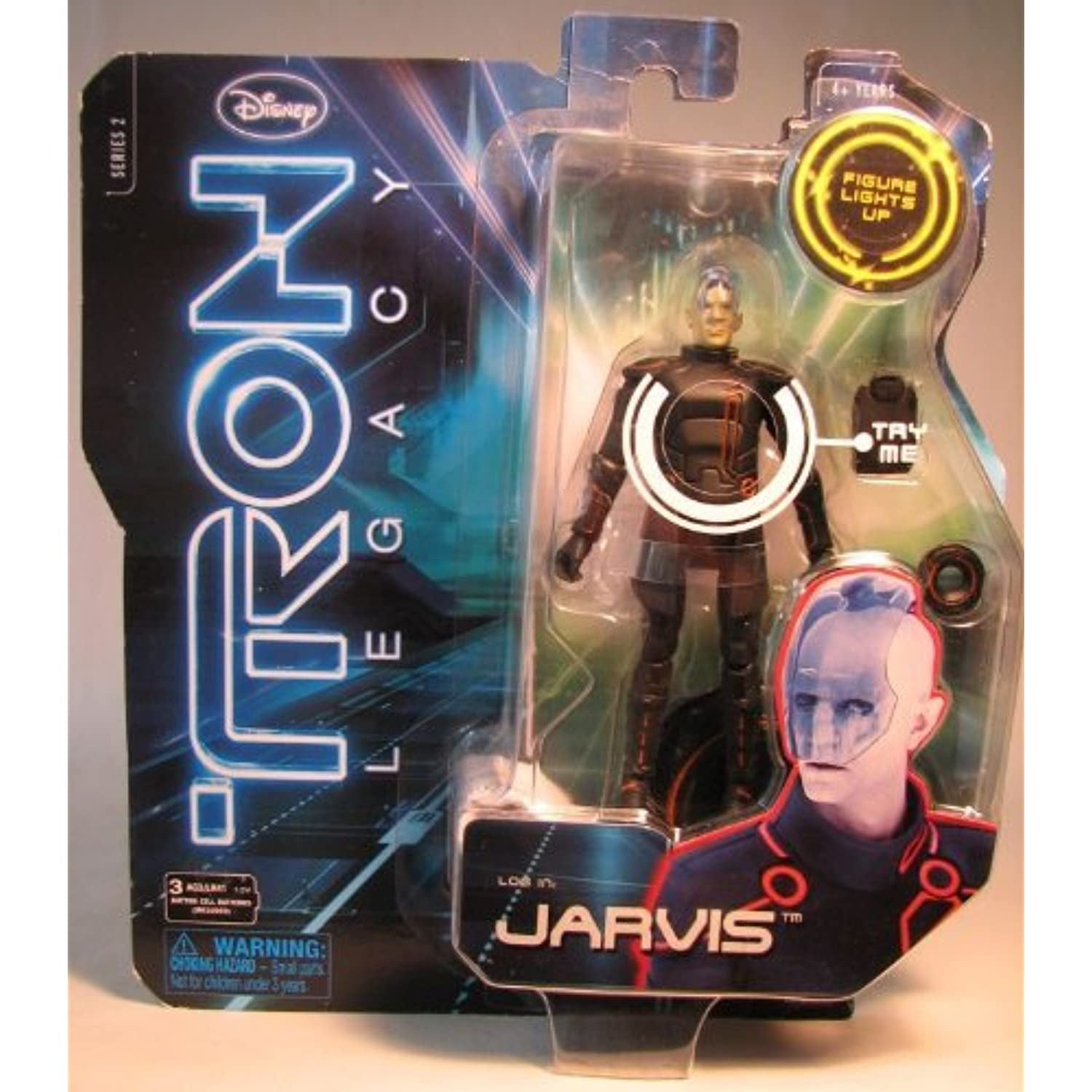 Tron Legacy 3" Light Up Jarvis Action Figure