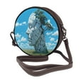 thumbnail image 2 of Lsque Cracked Earth Head Tree Pattern Shoulder Bag – Microfiber Leather Crossbody with Detachable Strap & Handle Ring, Waterproof & Durable, Elegant Everyday Carry, 2 of 5