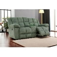 thumbnail image 4 of PonLiving Modern Corduroy Recliner Loveseat with Overstuffed Arms, Green Living Room/ Office, Loveseat., 4 of 6