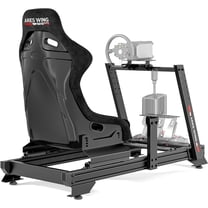Adjustable Racing Seat ARES WING Racing Simulator Cockpit with Seat and Monitor Mount ...
