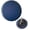 Blue(2pcs), variant on 2PCS Round Bar Stool Cushion with Elastic Round Foam Padded Seat Cushions Waterproof Leather Bar Stool Covers Diam 13"-Thk 0.8" Black