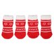 thumbnail image 1 of Calcetines antideslizantes para gatos, 4 calcetines navideños para cachorros, calcetines para perros, protectores de patas para mascotas, meticulosamente diseñados, 1 of 9
