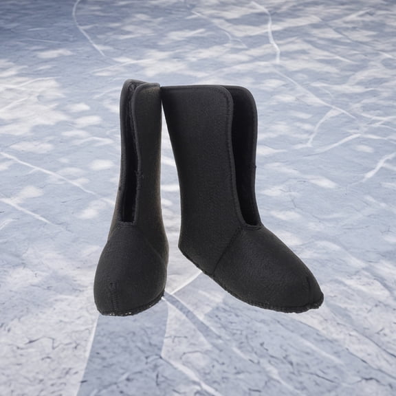 STOBOK Boot Liner Socks Black Oxford and Fleece for Shoes Warm and Durable