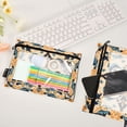 thumbnail image 4 of Boho Mandala 2 Pack Pencil Pouch for 3 Ring Binder Smooth Zipper Folders with Pockets Clear Window Pencil Case, 4 of 6