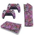 thumbnail image 5 of Crochet Blanket Granny Square Vintage PS5/PS5 Pro/PS5 Slim Digital Disc Skin Sticker For Console And Controller Skins, 5 of 7