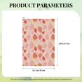 thumbnail image 4 of Pofeuu Strawberry Print Premium Golf Towel with Carabiner Clip Absorbent Microfiber Waffle Pattern Golf Towel for Golf Bag Trolly Belt Loop, 4 of 8