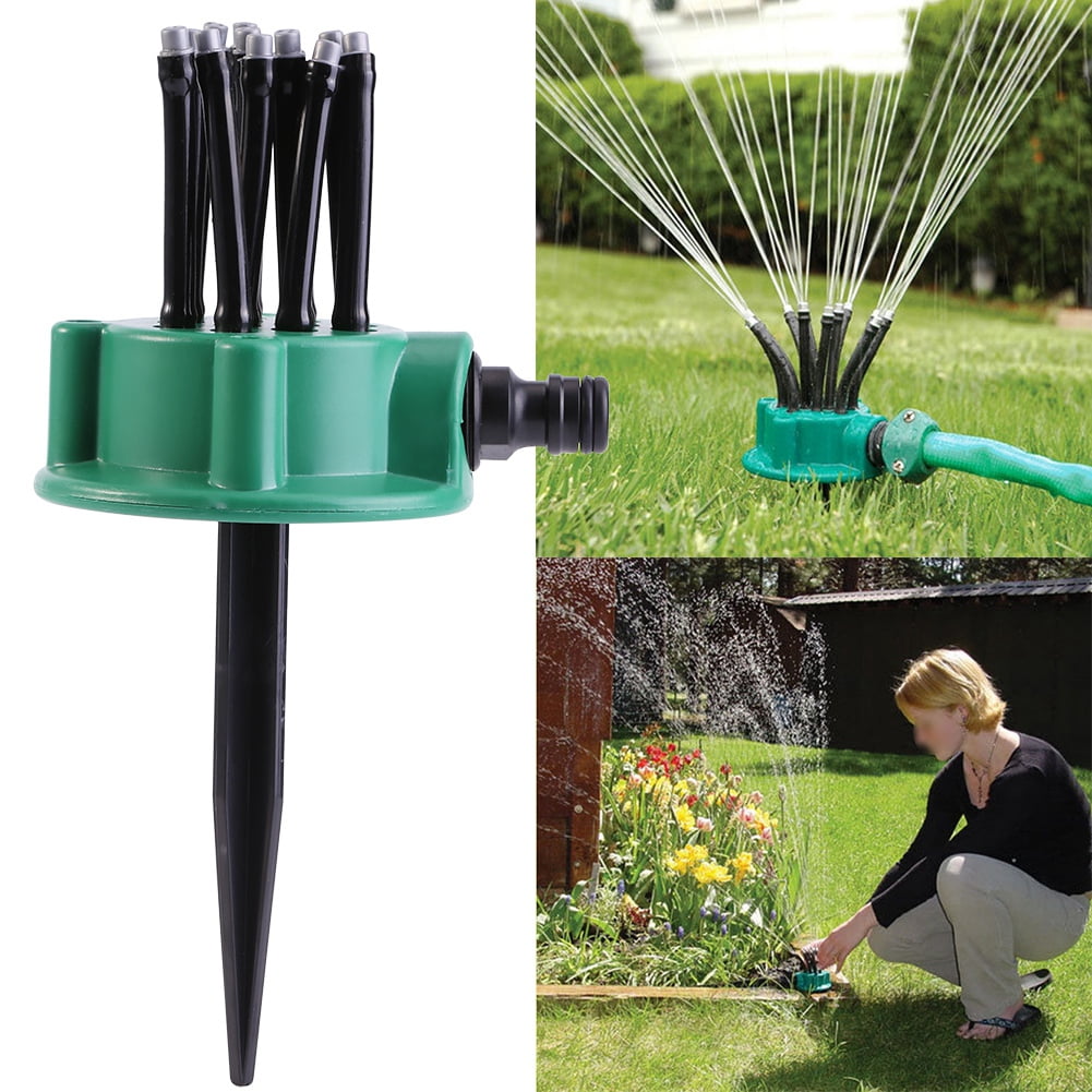 Tebru 2Pcs Garden Plants Vegetable Adjustable Watering Sprinkler Multi