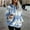 Blue, variant on fartey Sherpa Sweatshirt for Women Print Fleece Quarter Zip Pullover Hoodies Long Sleeve Fuzzy Tie Dye Hooded Sweatshirt with Pockets