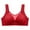 Red, variant on Fsqjgq Womens Underwear High Impact Sports Bras for Women Bras Comfort Front Closure Bras Comfort No Underwire Seamless Bra Plus Size Wireless Bra Nipple Covers Cotton Blend Underwire Bras Bustiers