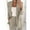 Gray, variant on Blazer Sets Women 2 Piece Outfits Sevevn Women Solid Long Sleeve Tops Cardigan Coat Pockets Long Pants Suit