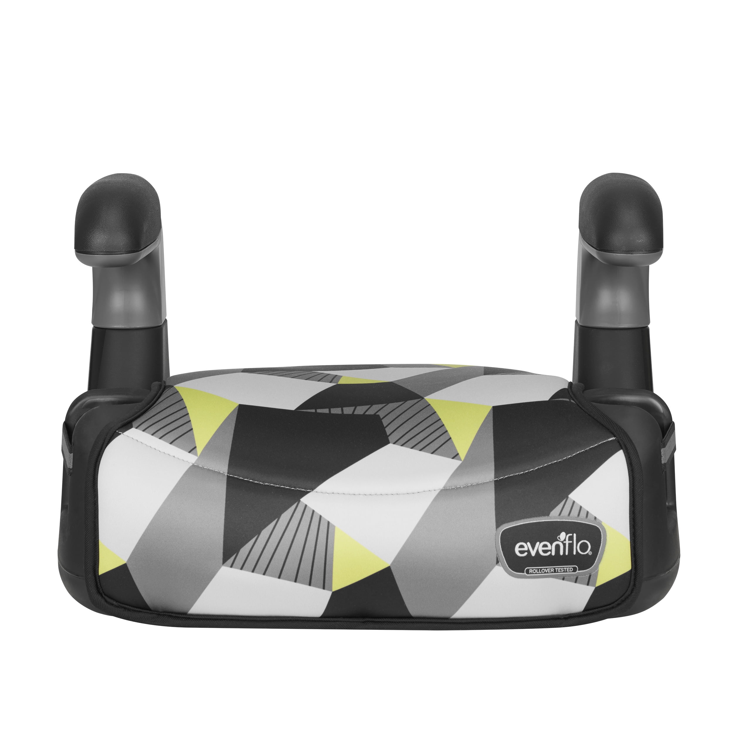 Evenflo Big Kid AMP No Back Booster Car Seats, Gray Geo