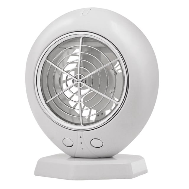 Cooling Fan Rechargeable Strong Wind Portable USB Desktop Fan Mist Maker Mini Air Conditioner for Home