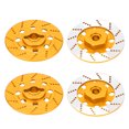 thumbnail image 2 of Spptty Aramox RC Car Brake Disc Set Aluminum Alloy Wheel Hex Hub Brake Disc with M4 Lock Nuts for RC Road Racing,RC Road Racing Model Parts,Aluminum Alloy RC Brake Disc, 2 of 8