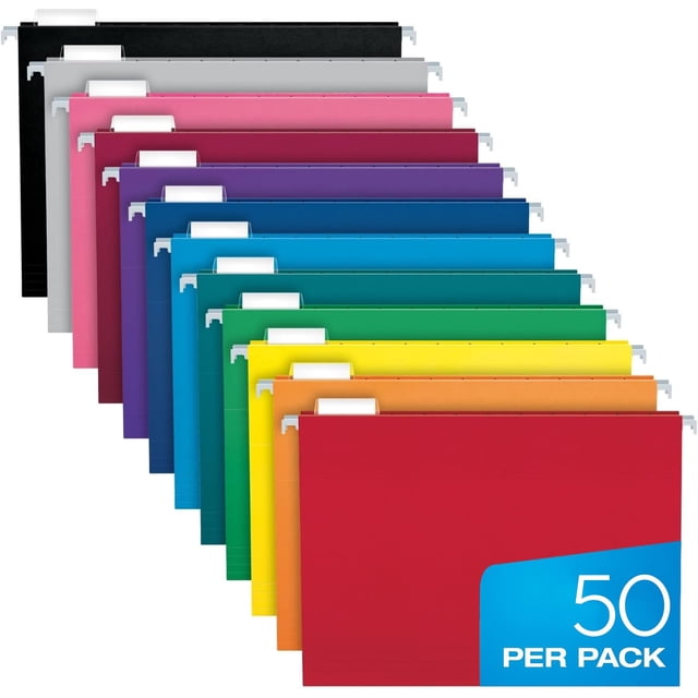 Carpetas colgantes Pendaflex, tamaño carta, 8,5 x 11-50 unidades