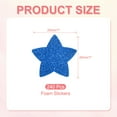 thumbnail image 2 of 1"x1" Star Foam Stickers, 240Pcs EVA Self Adhesive Glitters Foam Shape Sticker Craft Supplies for Scrapbook Card DIY Making Home Decor, Blue, 2 of 7