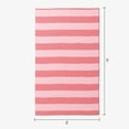 thumbnail image 6 of Mainstays Kids Tufted Pink Stripe Washable Area Rug, 3' x 5', 6 of 6