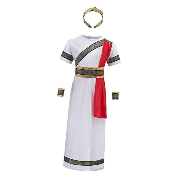 Conjunto de disfraces de niño romano para niños, , Carnavales de año Nuevo, trajes temáticos históricos 120
