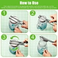 thumbnail image 5 of 2 pack Stainless Steel Manual Can Opener Adjustable Manual Bottle Opener for People with Weak Grip Strength Kitchen Accessories, 5 of 9