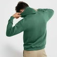thumbnail image 5 of BXINGOHAI Men's Hoodies Fleece Pullover Drawstring Hooded Collar Casual Sweatshirts Athletic Long Sleeve Shirts with Pocket Today Army Green,L, 5 of 6