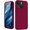Dark Red, variant on Compatible with iPhone 15 Pro Max Case with Screen Protector,Upgraded Liquid Silky Soft Silicone Cover,Fashionably Designed for Men Women Girls,Protective Phone Case 6.7",Ash Grey