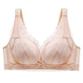 thumbnail image 1 of Sujetador pequeño de pecho grande, fino, fruncido, pecho auxiliar, ajustable, ropa interior de talla grande, sujetador antiflacidez para mujeres, para chicas gorditas, 1 of 6