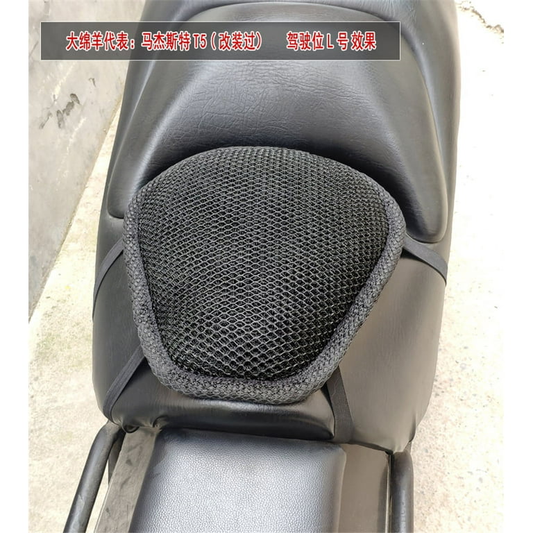 Motorcycle Seat Cushion Comfort Gel Bullet Pad Cover Breathable Pressure  Relief