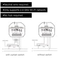 thumbnail image 3 of VONKY Module Interrupteur de Rideau Module Moteur de Volet WiFi Module de Contrôle de Rideau Rouleau de Maison Intelligente, Module Interrupteur, 3 of 7