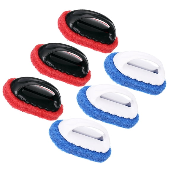Cleaning Brush Scouring Pads with Handle Floor Cleaners for Tile Household Furniture Supplies Hard Bottom