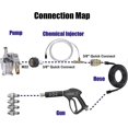 thumbnail image 4 of Jrod Pressure Washer Nozzle, Downstream Nozzle Kit With 4 Way J-rod Tip Holder compatible Soft Wash, 1/4 Inch Quick Connect-B, 4 of 5
