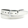 thumbnail image 3 of Black White Reversible Leather belt - Two Belts in One, 3 of 3