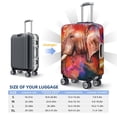 thumbnail image 6 of Disketp Oil Paintings Of Elephants Elastic Travel Luggage Cover Travel Suitcase Protective Cover For Trunk Case Apply To 18''-32'' Suitcase Cover-Small, 6 of 9