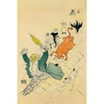 thumbnail image 3 of Toulouse-Lautrec, Henri de 11x14 Black Modern Framed Museum Art Print Titled - La vache enragee, 3 of 5