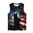 thumbnail image 4 of VerPetridure America Flag Shirt for Women Red White Blue Star Graphic Patriotic Shirt 4th of July Memorial Summer Tops Tee, 4 of 4