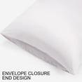 thumbnail image 5 of Unique Bargains 4 Pack Satin Pillowcases for Hair and Skin, Silver Standard, 5 of 8
