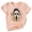Peach Shirt, variant on Groovy Scream Face Mask Halloween Shirt for Women Peach Shirt Adult Medium