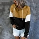 thumbnail image 3 of Gibobby Sudadera de mujer, Sudadera de Manga Larga con Capucha para Mujer, de Gran tamaño, Sudadera Deportiva(Amarillo,G), 3 of 5