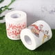 thumbnail image 3 of FELTECHELECTR 2 rollos de papel higiénico creativo con estampado navideño de Papá Noel, papel higiénico navideño de colores., 3 of 6