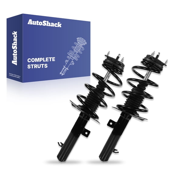 AutoShack Front Complete Strut & Coil Spring | Replacement for 2008-2011 Ford Focus | 2-PC