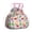 Colorful Dinosaurs Clouds-2, variant on Colorful Dinosaurs Clouds Pattern Drawstring Lunch Bag Women - Drawstring Lunch Bag Insulated for Work Office - Stain-Resistant Large Lunchbags for Women with Multi-Pockets
