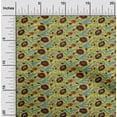 thumbnail image 1 of oneOone Polyester Lycra Fabric Leaves & Floral Block Print Fabric By Yard 56 Inch Wide, 1 of 4