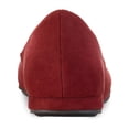 thumbnail image 3 of Sun + Stone Womens Eliana Faux Suede Slip On Ballet Flats, 3 of 3