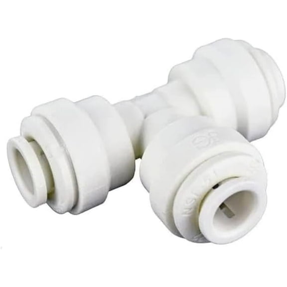 IPW Industries Inc-John Guest - Polypropylene Union Tee Quick Connect Fitting 1/2" OD/Single - PP0216W
