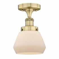 Innovations Lighting - Fulton - 1 Light Semi-Flush Mount In Industrial