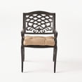 thumbnail image 5 of Noble House Poway Patio Dining Arm Chair in Bronze and Tuscany (Set of 2), 5 of 6