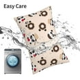 thumbnail image 5 of Kdxio Cotton Pillow Cases 16"x24" Pillowcases,Soft and Breathable Bedroom Pillow Cases-Panda Ice Creams Donuts-No Pillow Core, 5 of 5