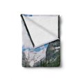 thumbnail image 2 of Landscape Soft Flannel Fleece Throw Blanket, Canada Ohara Lake Yoho National Park with Mountains Nature Scenery Art Photo, Cozy Plush for Indoor and Outdoor Use, 50" x 60", Multicolor, by Ambesonne, 2 of 6